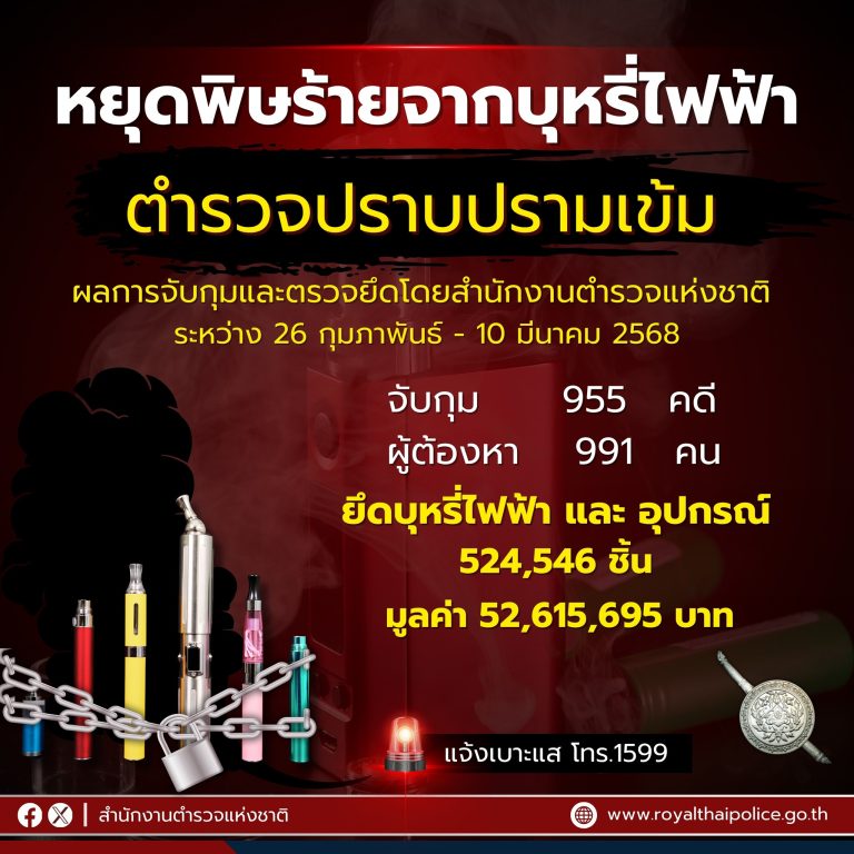 หยุดพิษร้ายจากบุหรี่ไฟฟ้า!!