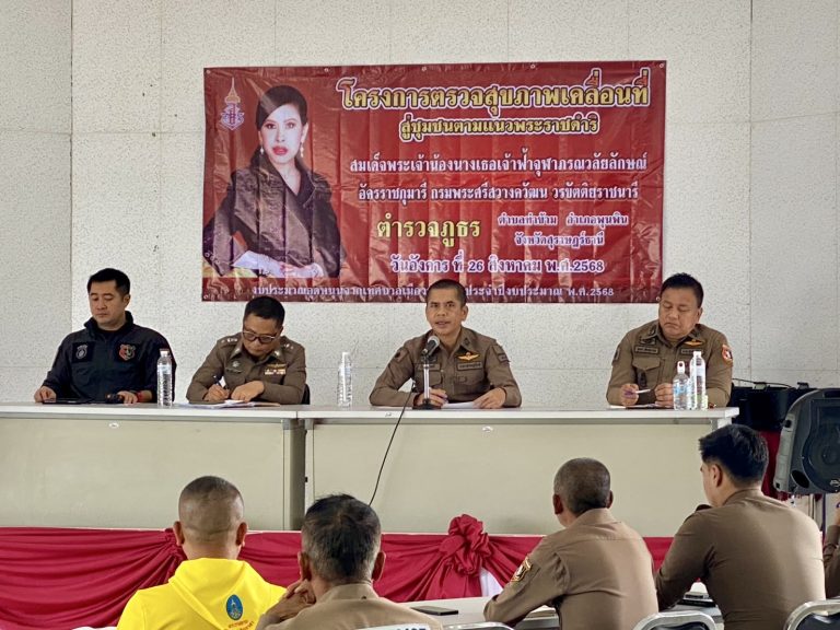 ประชุมประจำเดือน สภ.พุนพิน ครั้งที่ 8/2568 ในวันอังคาร ที่ 26  สิงหาคม พ.ศ.2568 เวลา 13.00 น. ณ ห้องประชุม (ชั้น 4) และโครงการตรวจสุขภาพเคลื่อนที่สู่ชุมชนตามแนวพระราชดำริ ของ สมเด็จพระเจ้าน้องนางเธอเจ้าฟ้าจุฬาภรณวลัยลักษณ์ อัครราชกุมารี กรมพระศรีสวางควัฒน วรขัตติยราชนารี